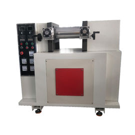 Custom White Color Rubber / Plastic Two Roll Mill , Lab Mixing Mill