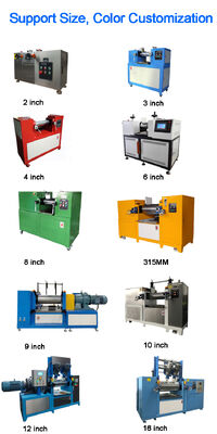 2 Inch Desktop Lab Rubber Open Two Roll Mixing Mill