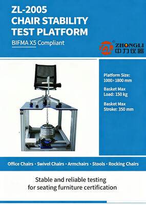 BIFMA X5 BIFMA 5.1Performance Furniture Tester Equipment Office Chair Stability Tester
