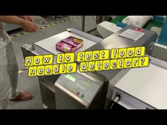 খাদ্যের জন্য সংবেদনশীল টাচ স্ক্রীন খাদ্য উৎপাদন লাইন মেটাল ডিটেক্টর